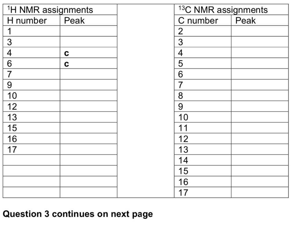 Solved Given The Cosey Hsqc And Hmbc Experiments Assign Chegg Com