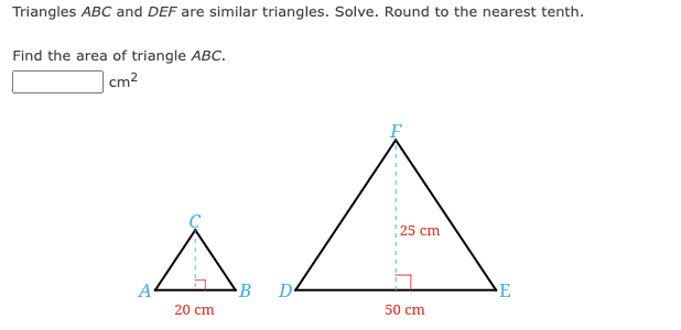 Solved Triangles Abc And Def Are Similar Triangles Use This 3493