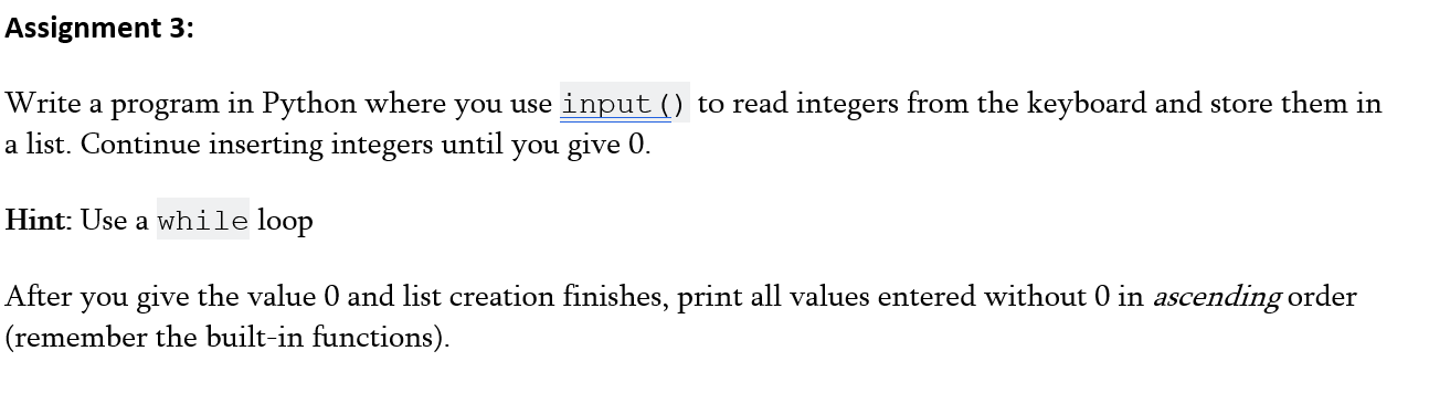 Solved Write a program in Python where you use to read | Chegg.com