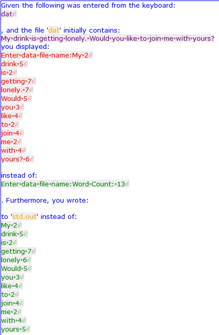 Solved 11.05) Write a program that takes words from a text | Chegg.com