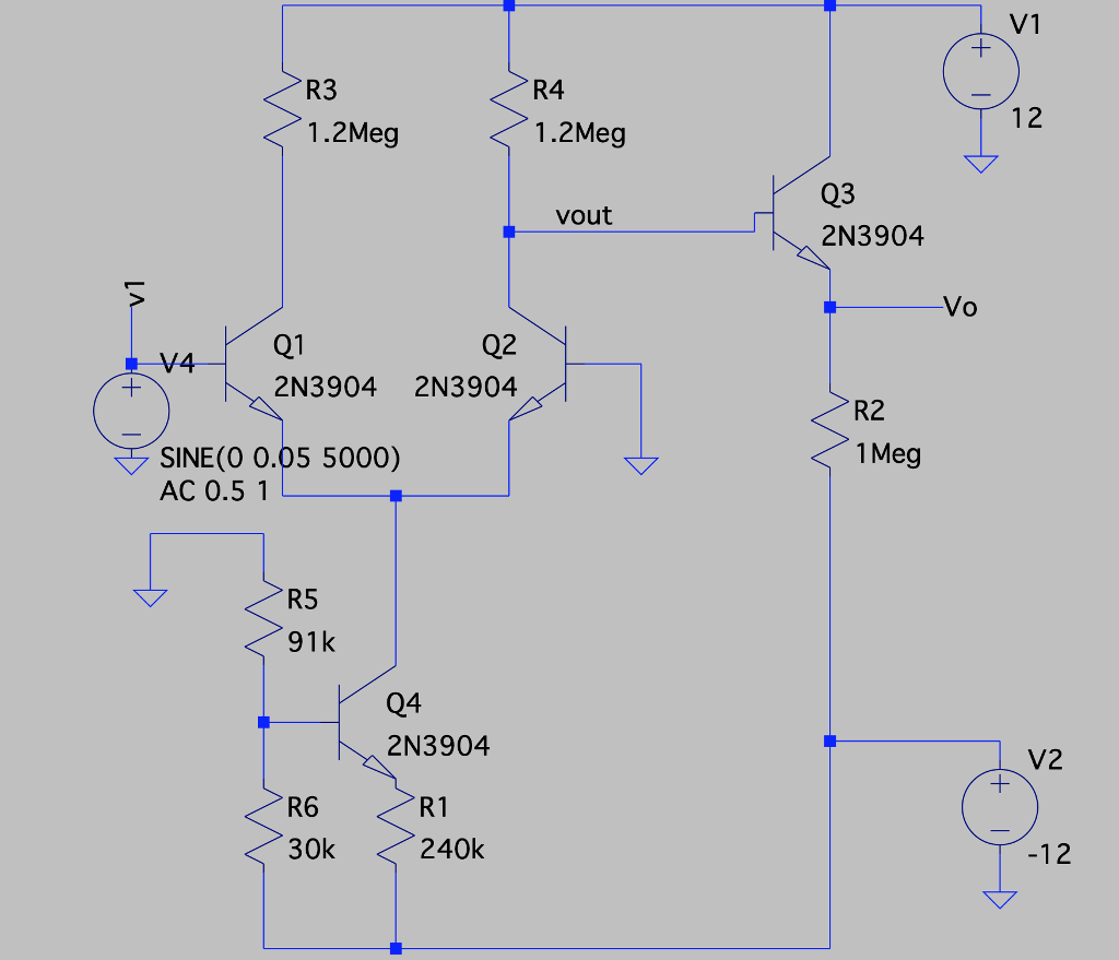 Solved Make a theoretical DC and AC analysis for the