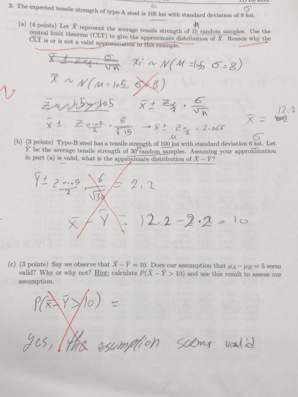 The Expected Tensile Strength Of Type A Steel Is Chegg 