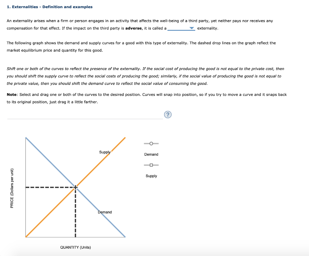 solved this graph displays what kind of shift?... Solved 1. Externalities - Definition and examples An | Chegg.com