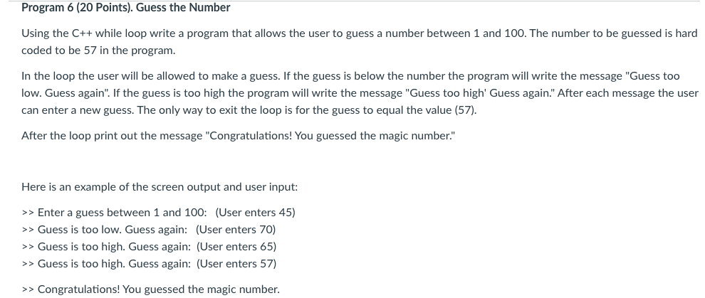 Solved Please all of these in C++ and preferably in Visual | Chegg.com
