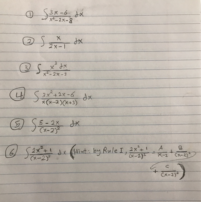 Solved 3 x-6 x2-2x-8 x2-2x-3 ? 3x +2x-6 x (x-2)(x+3) 5- 2x | Chegg.com