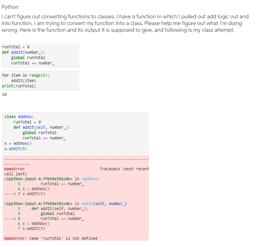 Solved Python. Here is a question that was posted that was | Chegg.com