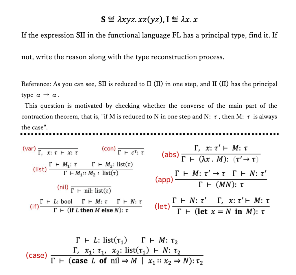 Solved Lambda Calculation・Programming Language Computer | Chegg.com