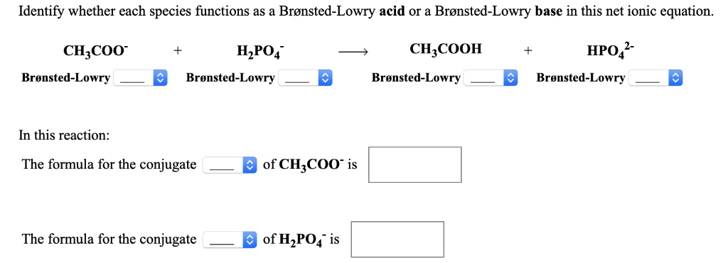 Solved Identify Whether Each Species Functions As A Chegg Com Solved Identify Whether Each Species Functions As A Chegg Com