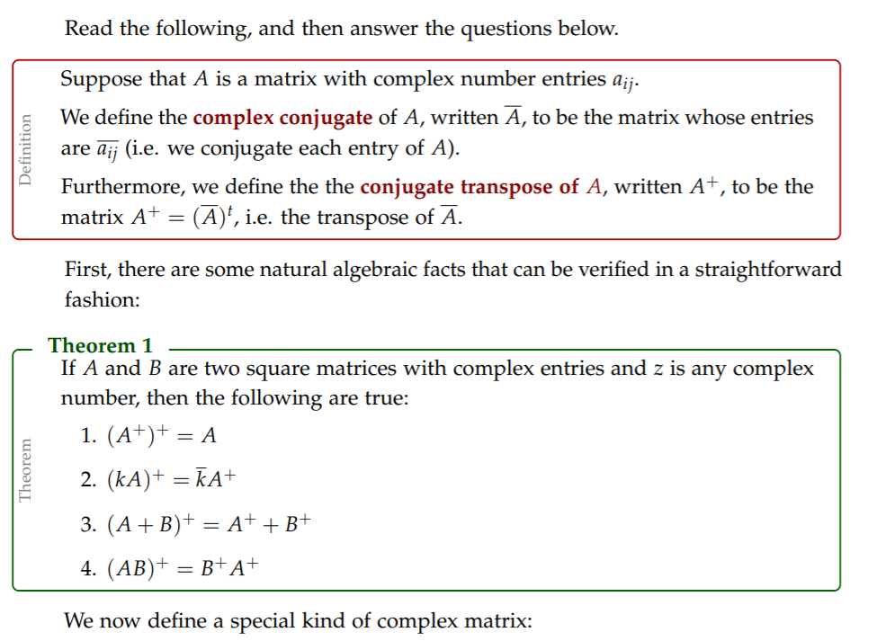 Solved Read the following, and then answer the questions | Chegg.com