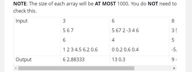 Solved Write a function template that gets an array of | Chegg.com