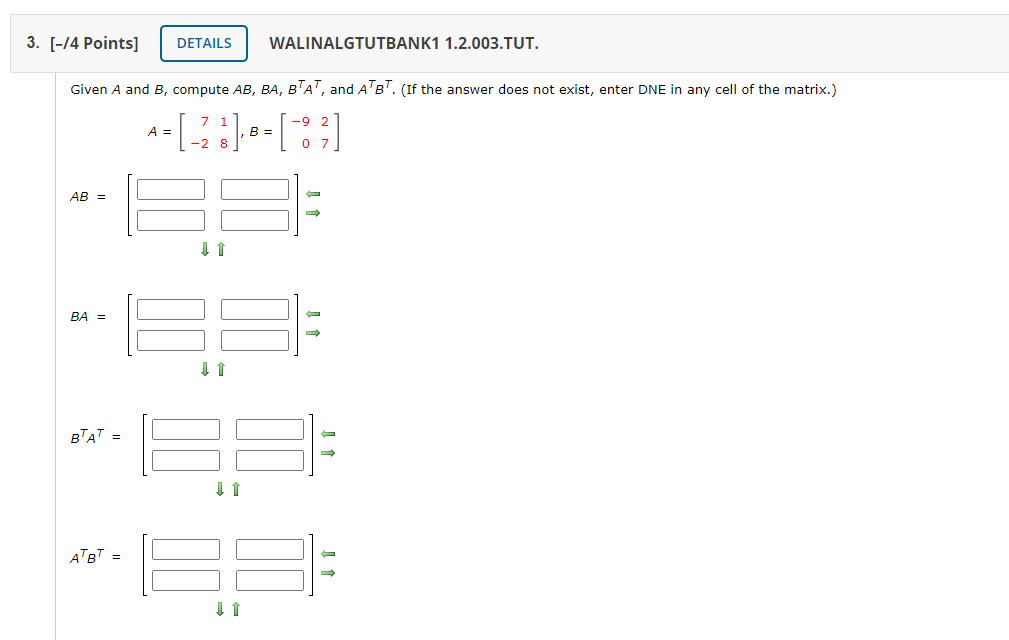 Solved 2. [0/4 Points) DETAILS PREVIOUS ANSWERS | Chegg.com