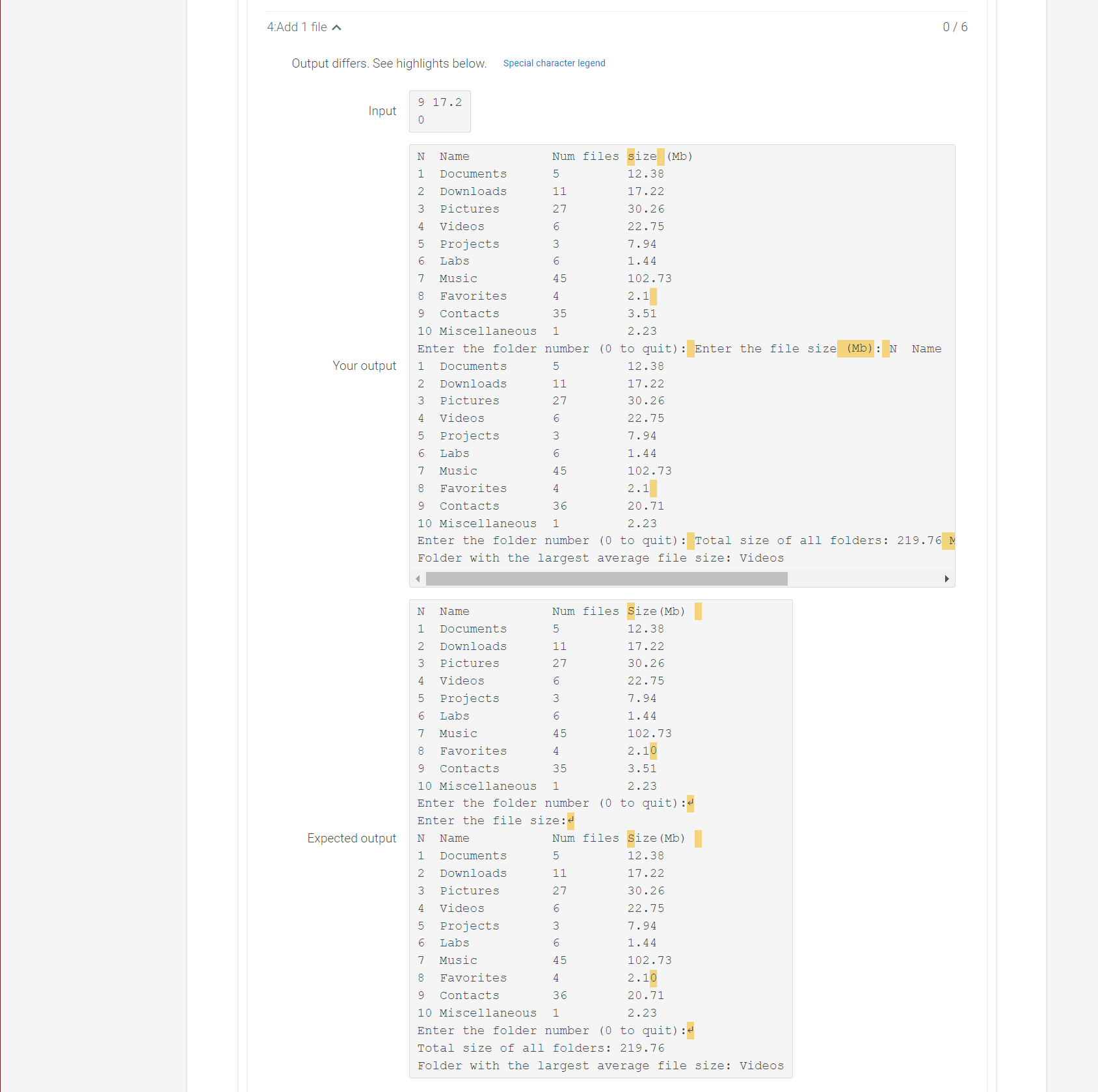 Solved 5Add multiple files into the same folder ∧ 0/ Output