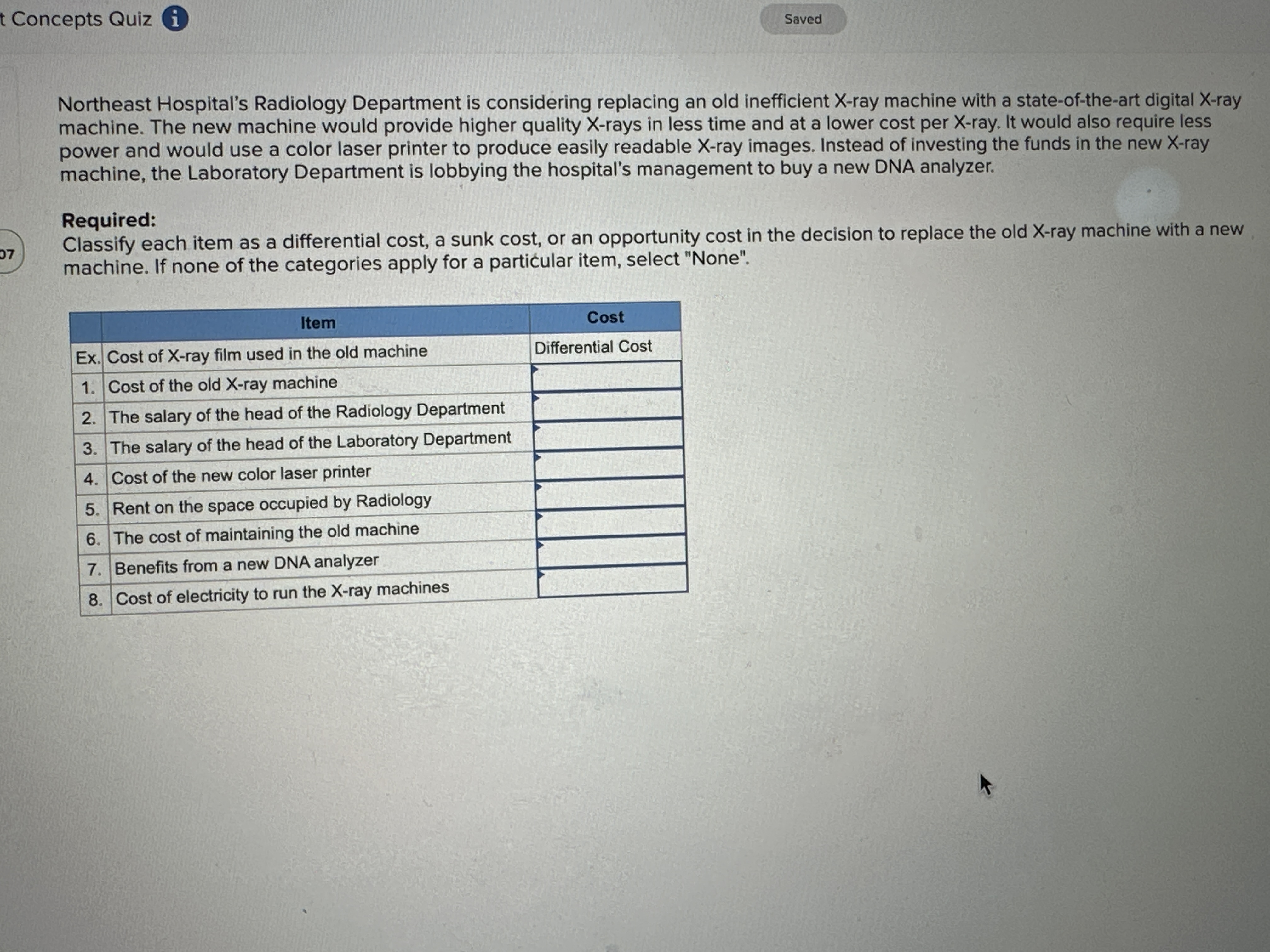 Solved Northeast Hospital's Radiology Department is