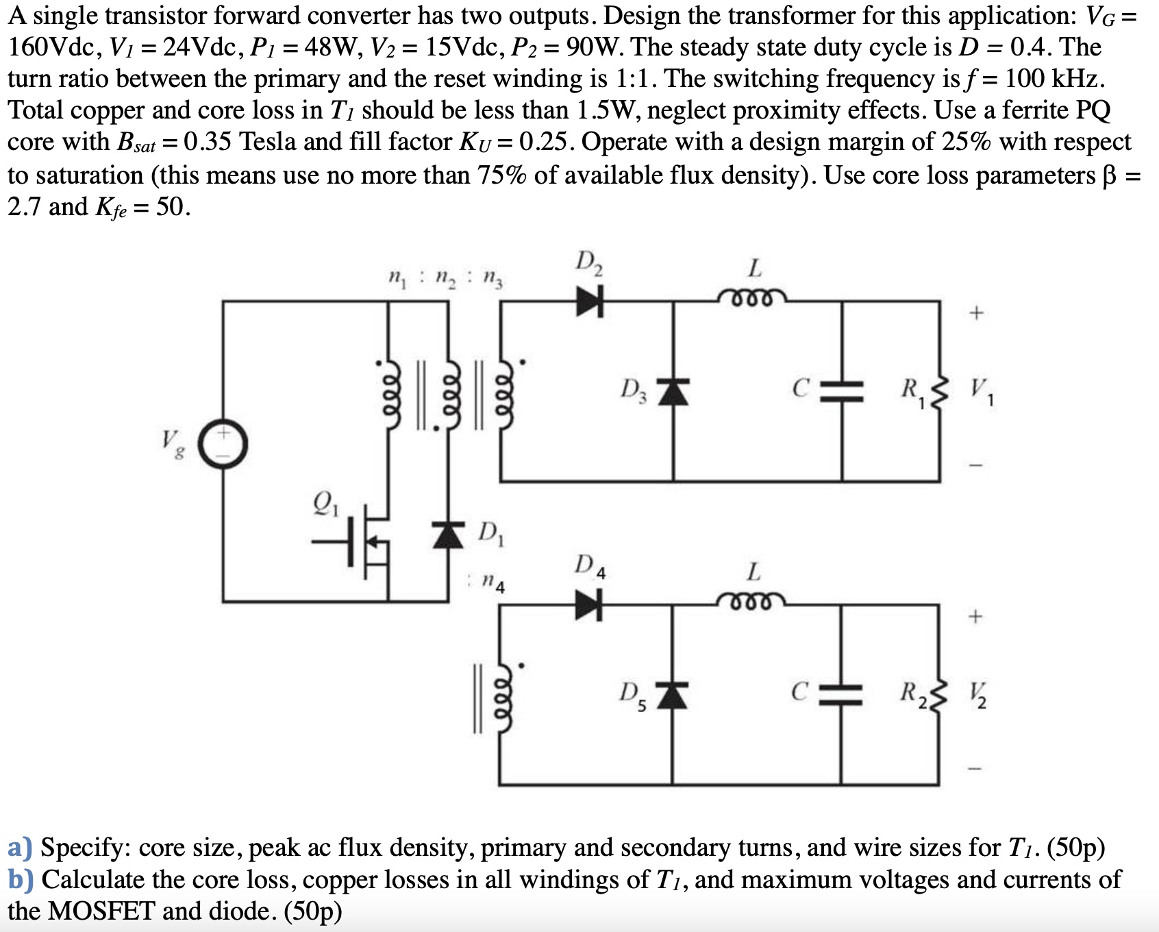 Solved Based Off Of Textbook, "Fundamentals Of Power | Chegg.com