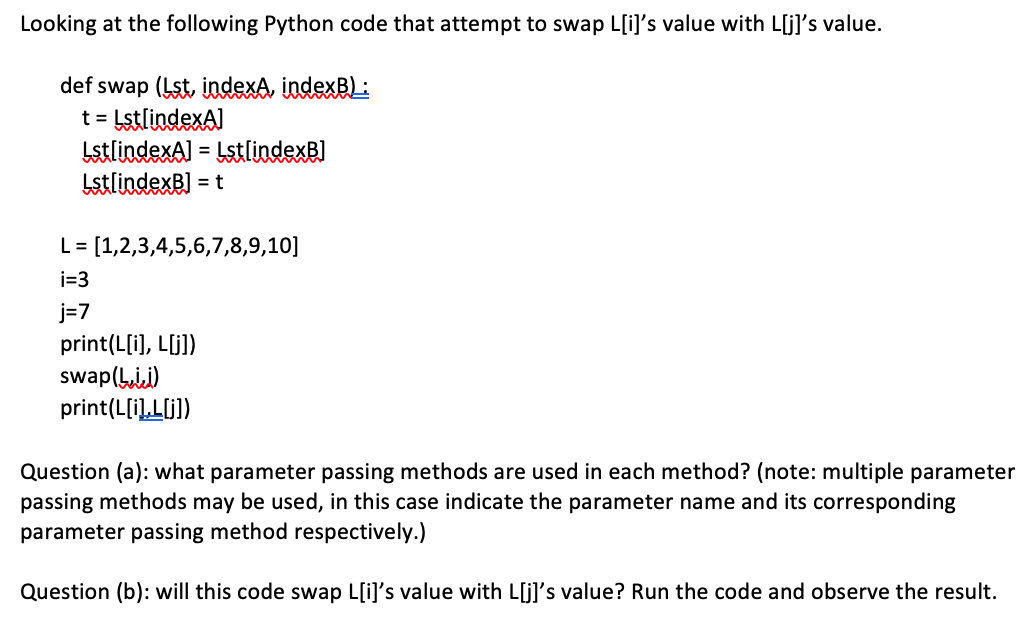 Solved Looking at the following Python code that attempt to | Chegg.com