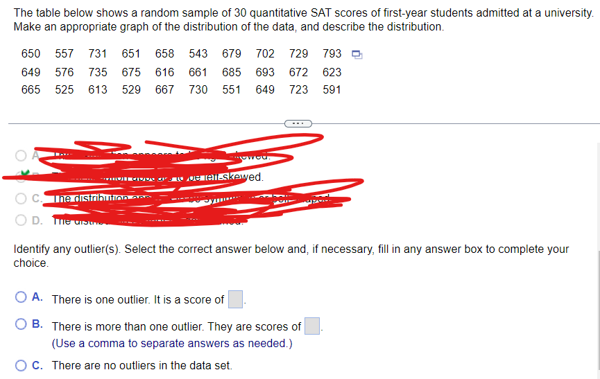 Solved The table below shows a random sample of 30