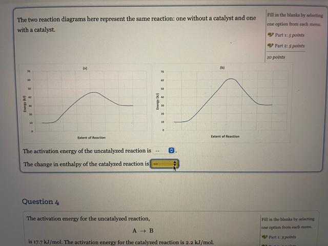 Solved The two reaction diagrams here represent the same | Chegg.com