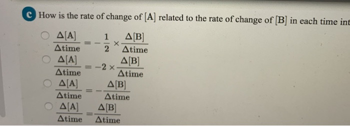 Solved Experimental data are listed here for the reaction A | Chegg.com