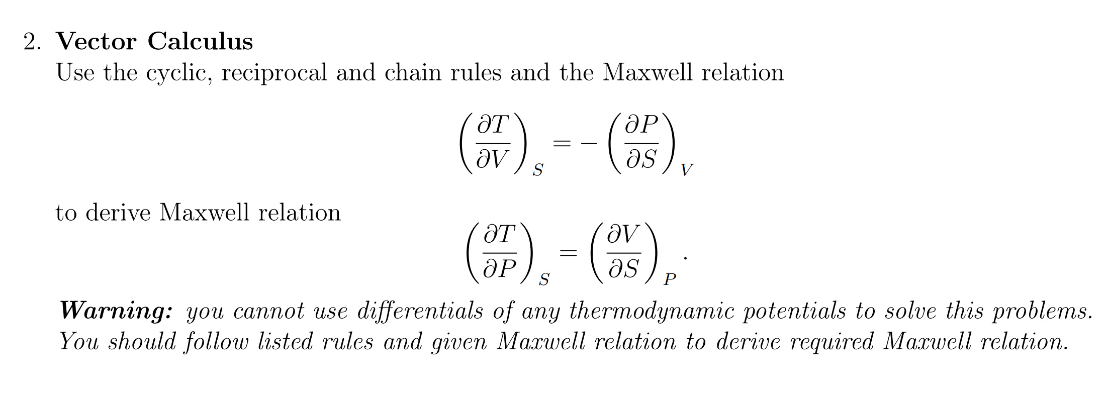Solved 2. Vector Calculus Use the cyclic, reciprocal and | Chegg.com