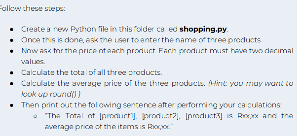 Solved Python Code Code should also check if the user | Chegg.com