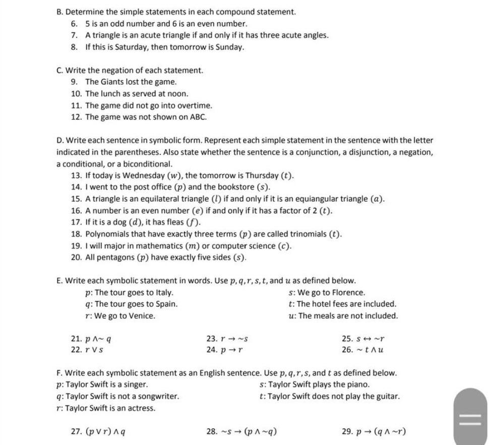 solved-b-determine-the-simple-statements-in-each-compound-chegg