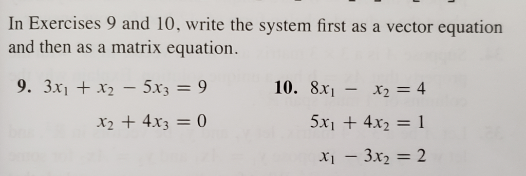 Solved In Exercises 9 and 10, write the system first as a | Chegg.com
