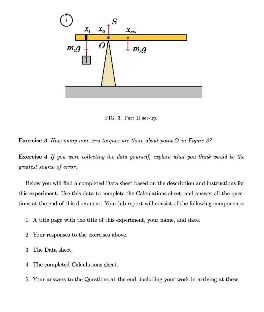 Solved A. Abstract A meter stick is pivoted at a point and | Chegg.com
