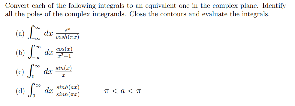 Solved Convert each of the following integrals to an | Chegg.com