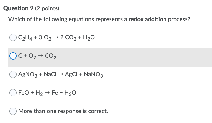 Solved Question 9 2 points Which of the following Chegg