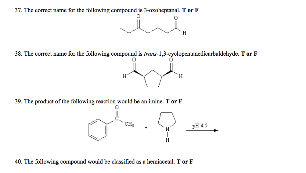 Solved 37. The correct name for the following compound is | Chegg.com