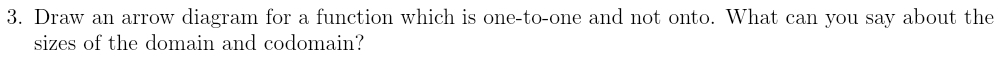 Solved Draw an arrow diagram for a function which is | Chegg.com