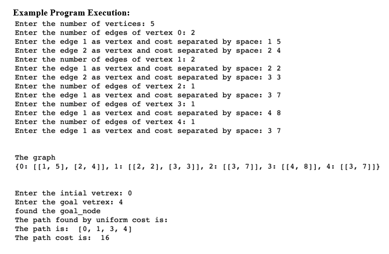 Solved Problem 3 Implement uniform cost search and discuss