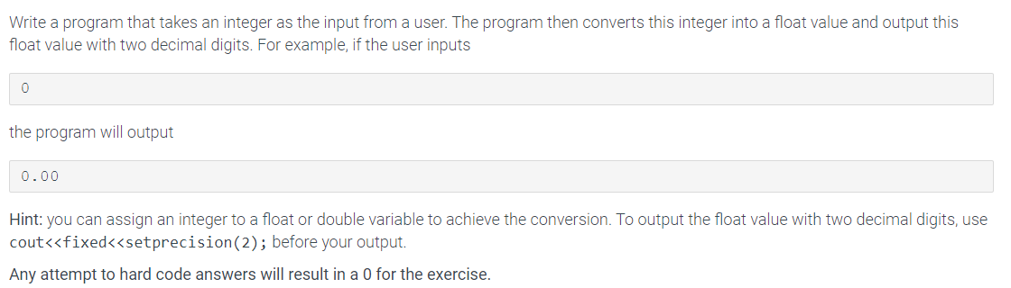 Solved In C++ please! Write a program that takes an integer | Chegg.com
