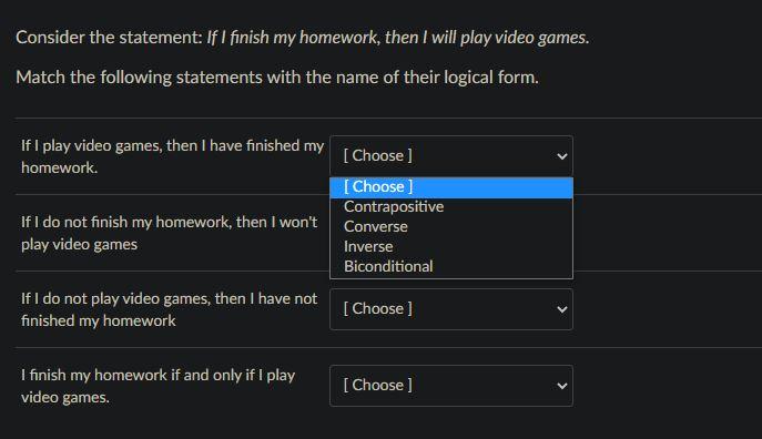 you have to finish your homework before playing games