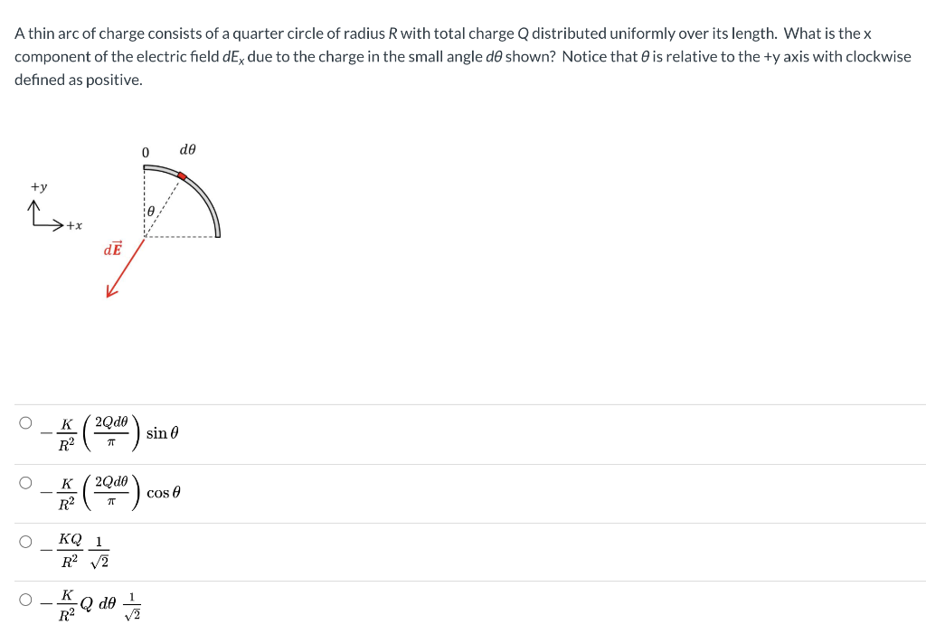 Solved The electric field in a region of space is Ē=-2E. | Chegg.com