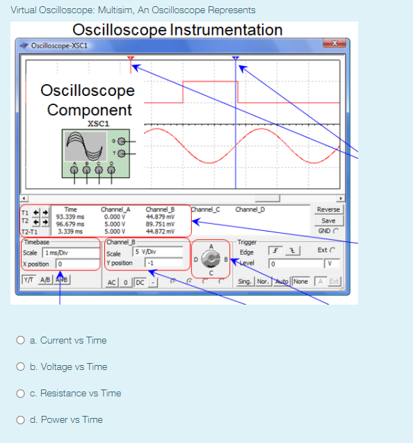 Solved Virtual Oscilloscope Multisim, An Oscilloscope
