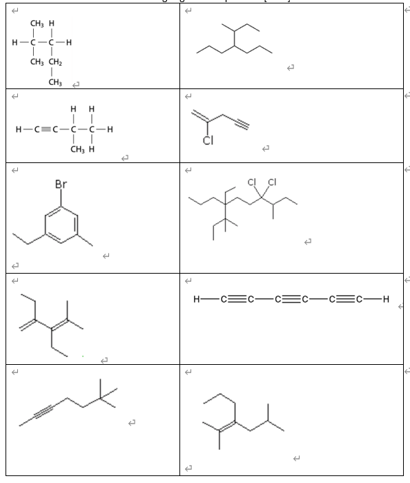 Solved Write Iupac Names Of The Following Organic Compounds 5638