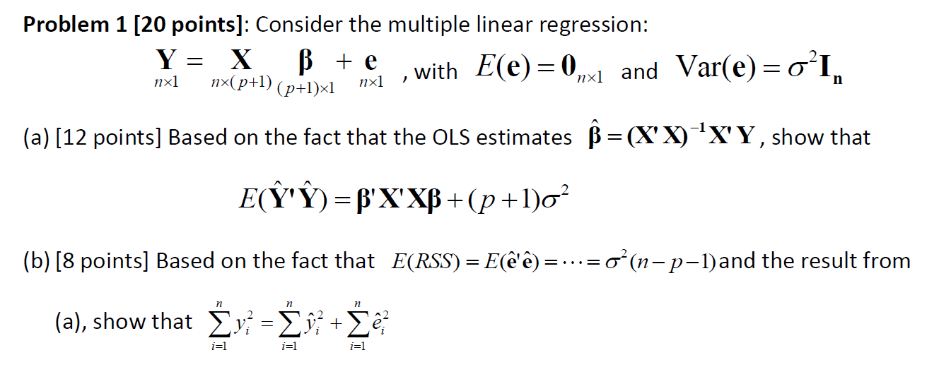 Problem 1 Points Consider The Multiple Linea Chegg Com