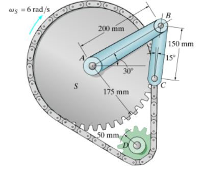 Solved The Mechanism Produces Intermittent Motion Of Link AB | Chegg.com