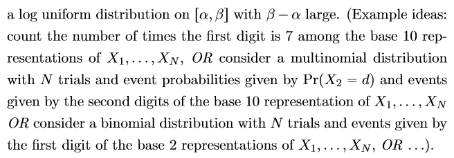 Loguniform Suppose that X is a random variable distributed as a | Chegg.com