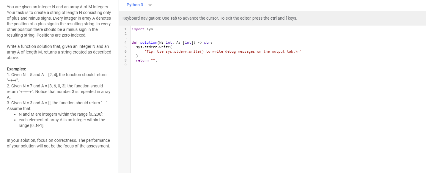 Solved Python 3 Keyboard navigation: Use Tab to advance the | Chegg.com