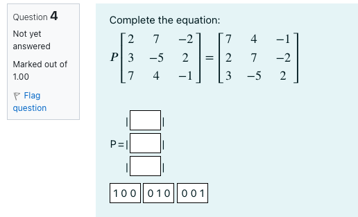 Solved Complete the equation: | Chegg.com
