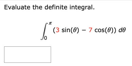 Solved Evaluate the definite integral. \\[ | Chegg.com