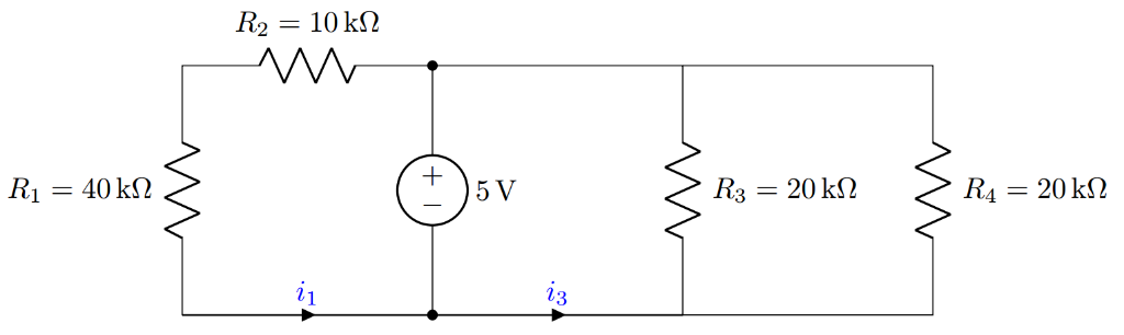 Solved It's a simple circuit analysis with actually a few | Chegg.com