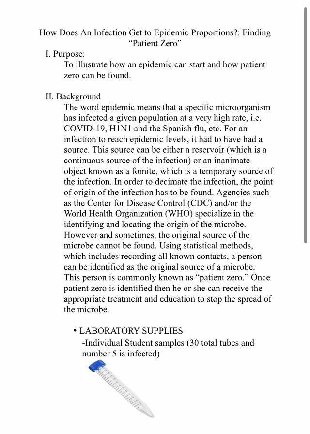 Solved Transfer pipettes III. Procedure a. Each student
