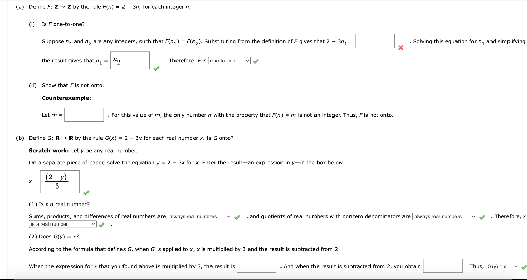 Solved A Define F Z → Z By The Rule F N 2 − 3n For