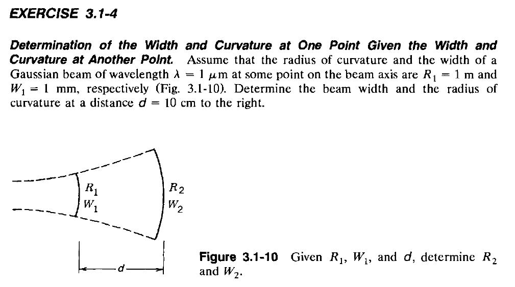 Solved EXERCISE 3.1-4 Determination of the Width and | Chegg.com
