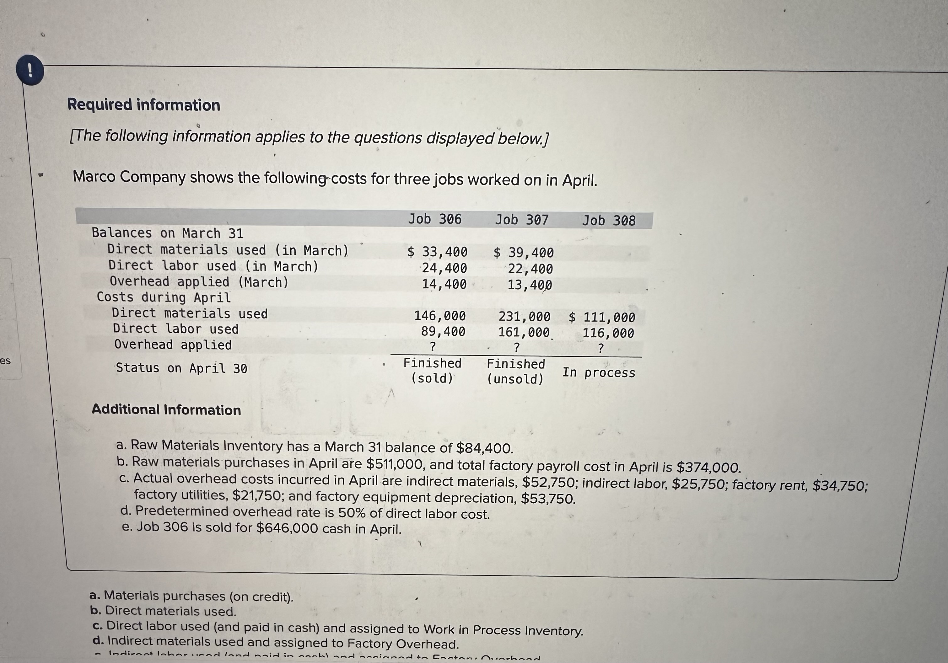 assignment of overhead costs to jobs