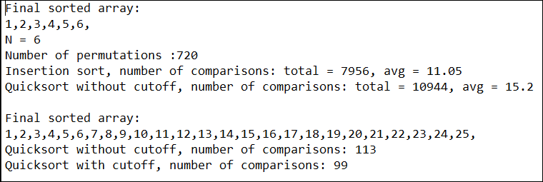 Solved Overview Insertion sort is O(n2) and quicksort is O(n | Chegg.com