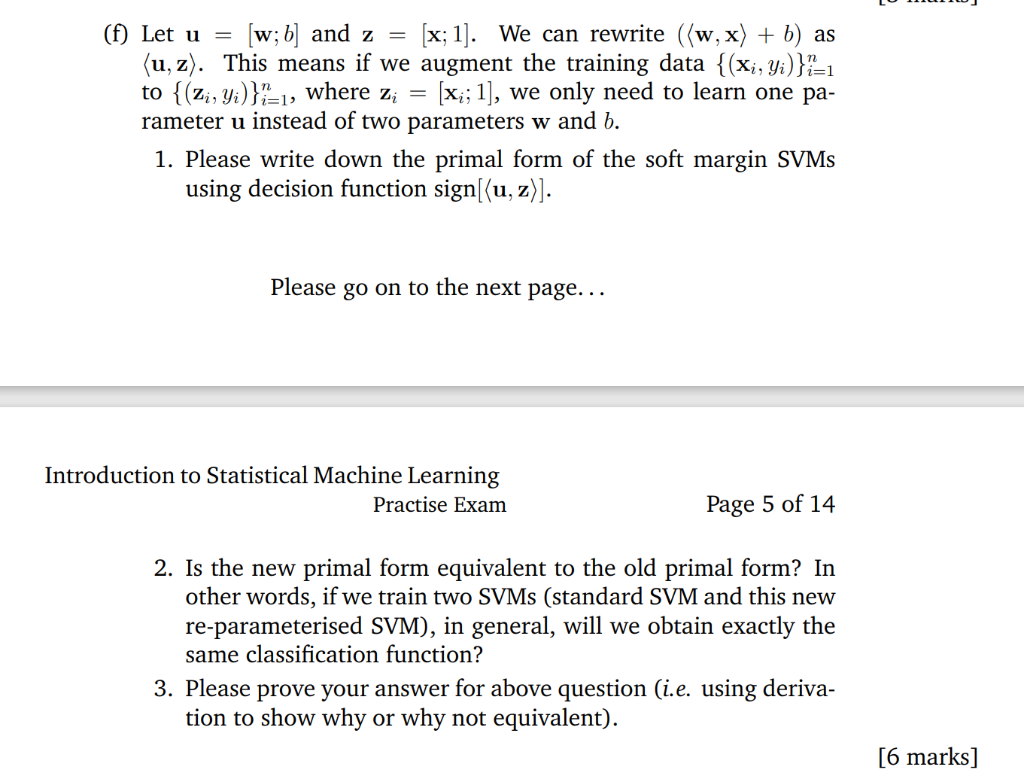 F Let U W B And Z X 1 We Can Rewrite ſ Chegg Com